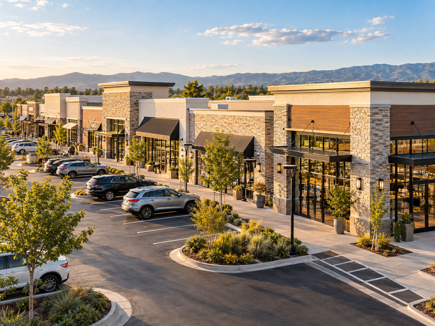 Retail shopping center