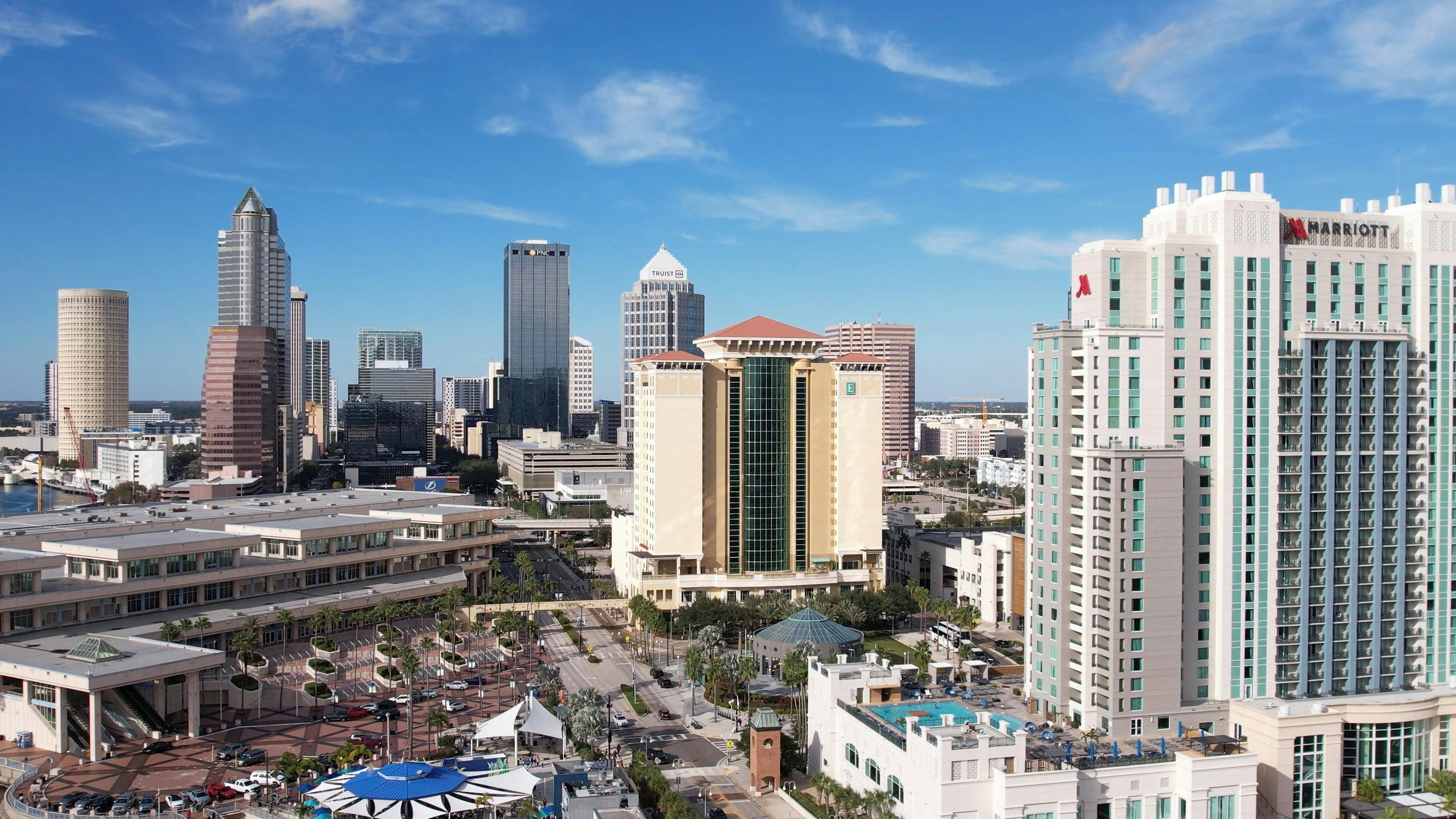 Tampa Bay Aerial View